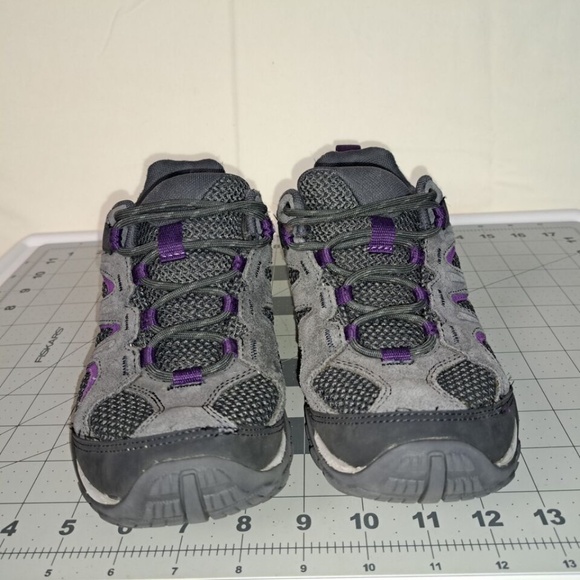 COPY - LIKE NEW WORN TWICE Merrell Women's Yokota 2 Hiking Shoe GREY/PURPLE SUE… - Picture 6 of 6